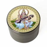 Металлический дым для шлифовального обогревателя персонализированный рисунок этнического стиля Четыре слоя шлифования дыма с зажигалкой сигарет, чтобы пригласить агентов