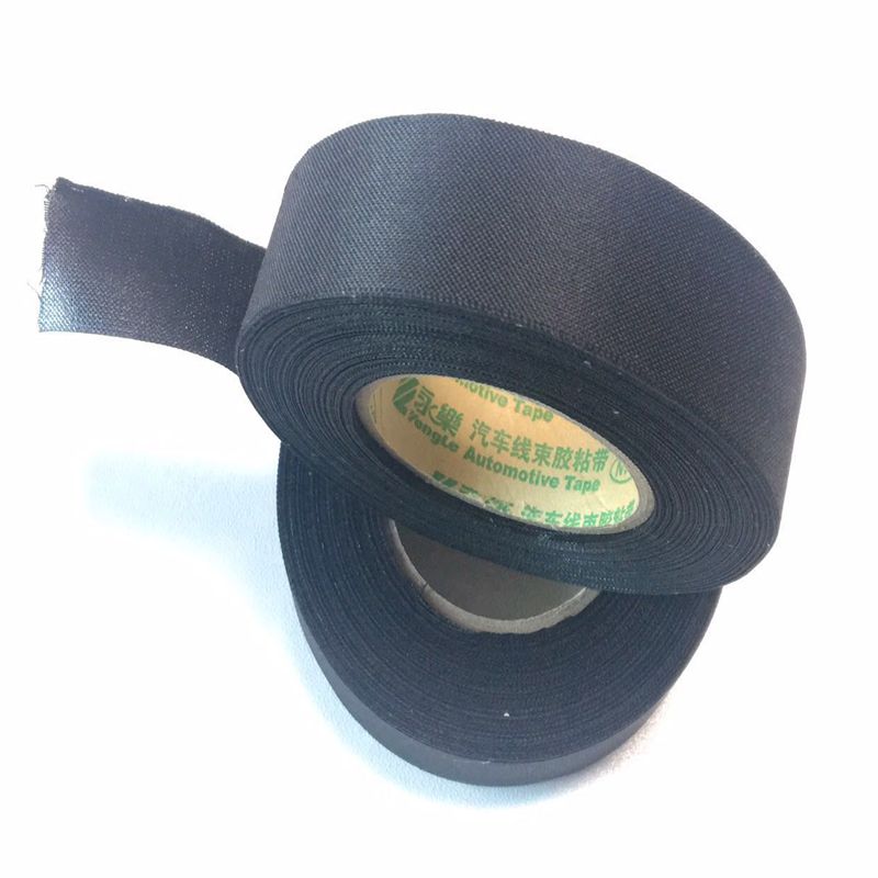 Yongle 9523e vải polyester acetate vải cabin chịu nhiệt độ cao 125 độ chống cháy băng sợi vải xe dây nịt - Băng keo băng keo cách điện 3m