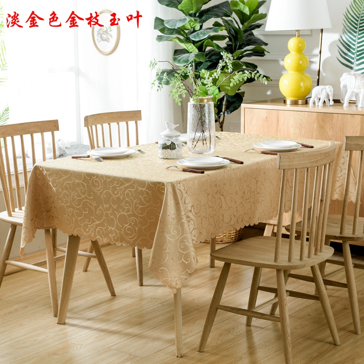 Khách sạn châu Âu khăn trải bàn nhà hàng tiệc cà phê bàn ​​vuông bàn lớn bàn tròn vải hình chữ nhật bàn tròn vải vải khăn trải bàn vải canvas