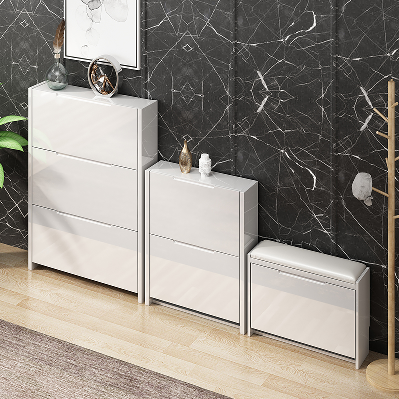 Simple modern ultra-thin shoe cabinet 17cm dump into the home Economic door entrance cabinet Small storage foyer cabinet household