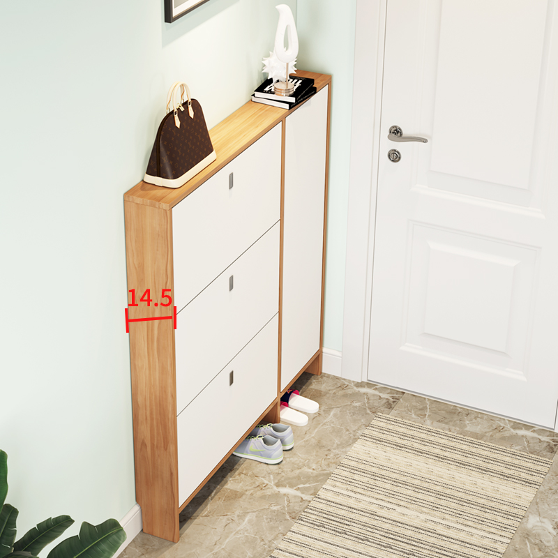 Shoes cabinet Home doorways Contained Large Capacity Hyun closing cabinets ultra-thin Overturning Economy Type minimalist modern door hall Small narrow