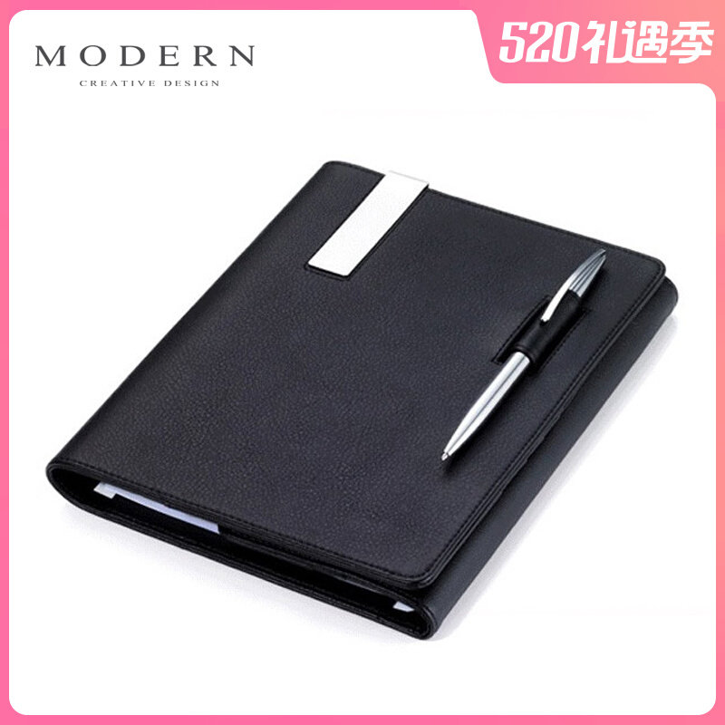 German Modern Creative A5 Notebook Leather Loose-leaf Notepad Handbooks Ben Customized High-end Business Gifts