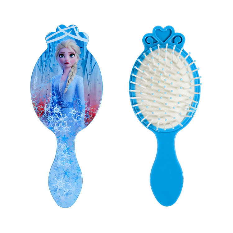 Tail single slightly blemished ice and snow comb children cute cartoon comb girl gift
