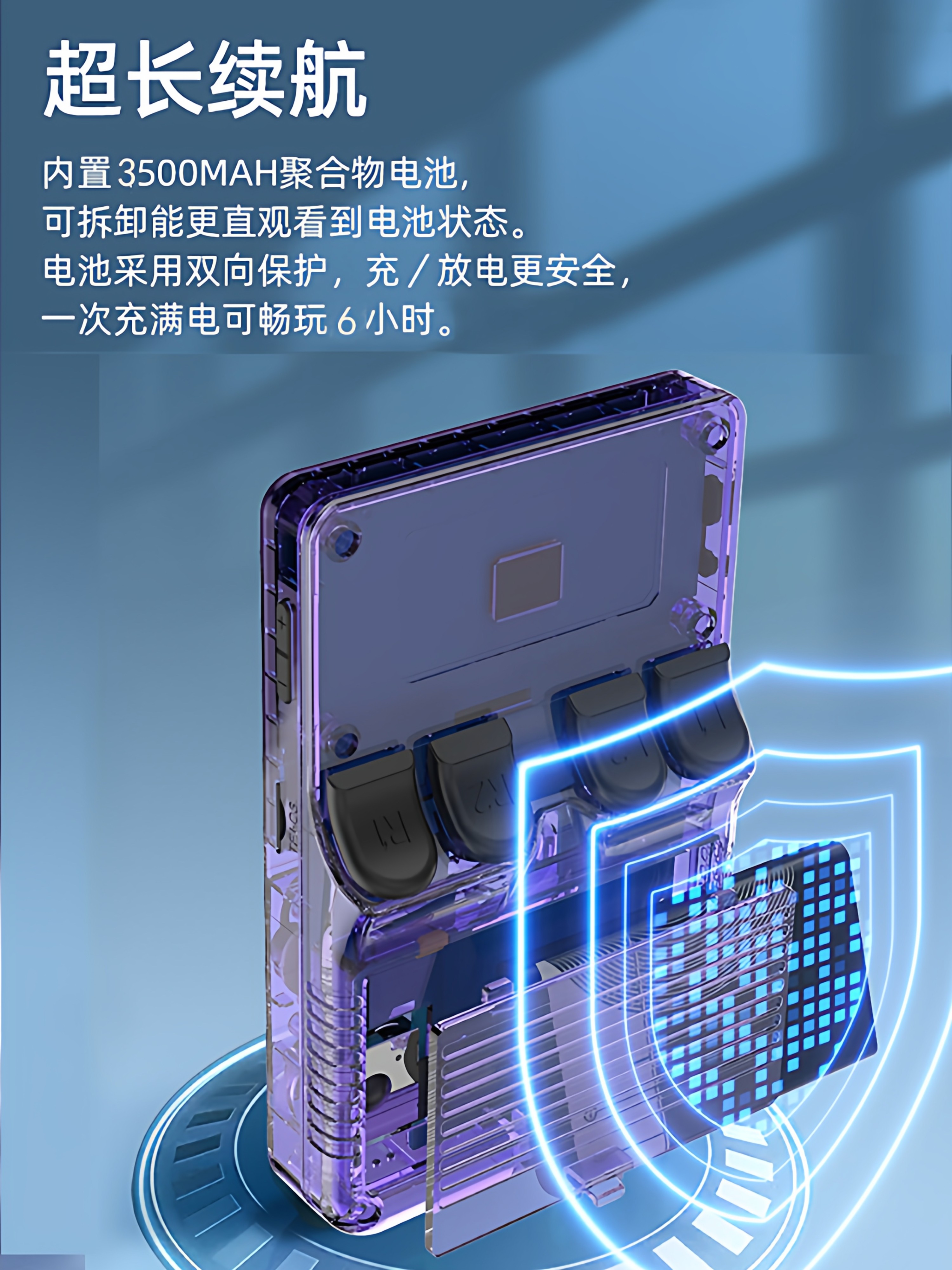 2025 New Handheld Game Console, Nostalgic Arcade Red and White Machine, Convenient Rechargeable, Screen Projection to Tv, Dual Controllers