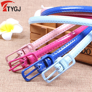 TTYGJ 2 Korean Golf Belt Ladies Versatile Decorative Japanese Buckle Thin Belt Sports Belt