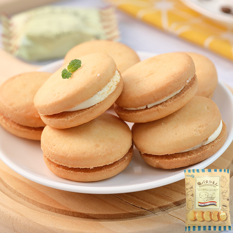Japan imported cookies takara Treasure fruit super rich butter flavor sandwich cookies 137g
