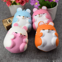 Simulation of slow rebound hamster doll pendant squishy soft Double Eleven Japanese Mouse King childrens toy bread