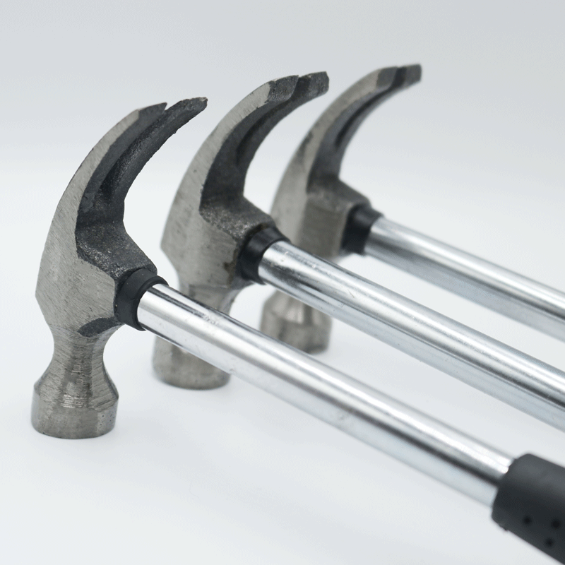 Steel pipe handle sheep horn hammer Household safety hammer Car emergency escape hammer Multi-purpose hammer Hammer tool hammer