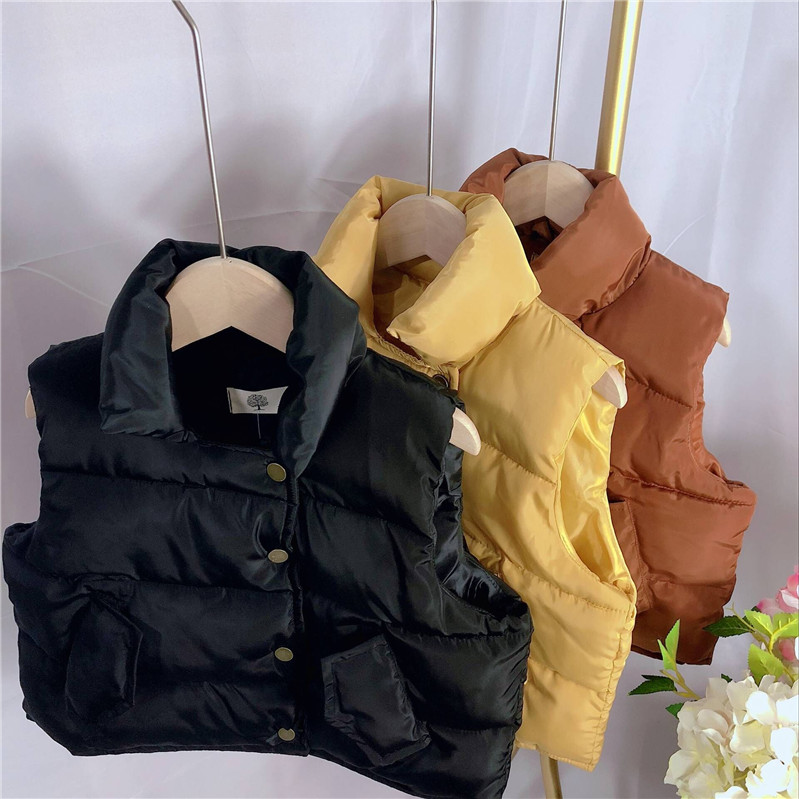 Áo vest trẻ em mùa đông dày cho bé Bộ vest mùa thu và mùa đông cho bé gái 2018 Quần áo trẻ em mẫu mới cho bé áo gile thu đông cho bé gái