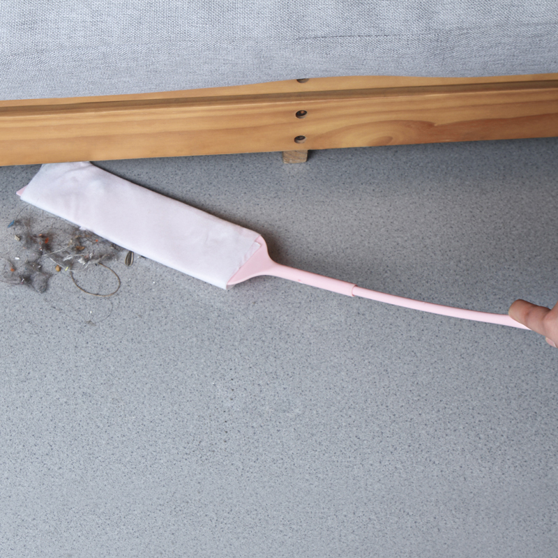 Multi-Functional Long-Handled Flat Brush Head Dust Brush Non-Woven Fabric Gap Cleaning Brush Dust Duster Narrow Gap Brush