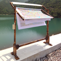 Baked color cross stitch shelf large cross embroidery frame solid wood embroidery frame embroidery frame adjustable embroidery frame