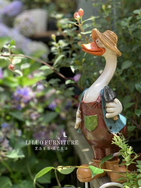 ຕົບແຕ່ງສວນ ສວນ bonsai ເຄື່ອງປະດັບສວນ ເຄື່ອງປະດັບຂະຫນາດນ້ອຍ ກາຕູນສັດຂະຫນາດນ້ອຍ ກະສິກໍາ duck ຕົກແຕ່ງ