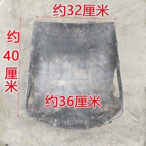 Thickened tire dustpan steel frame old-fashioned household construction site agricultural dustpan sturdy and durable