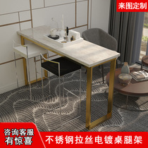 Customizable creative new stainless steel table table leg bracket table foot Office table leg table frame batch