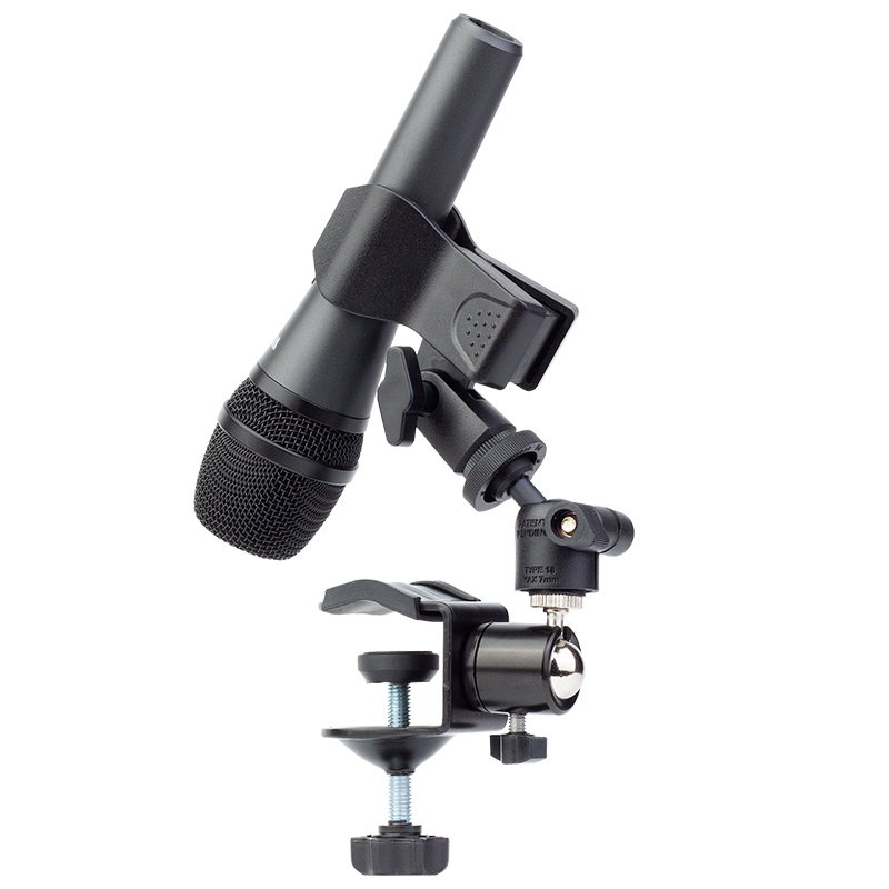 U Steel Clip Microphone Holder Stand Pole Extension Clip Desktop Microphone Fixed Bracket Clip live Rise Position Accessories