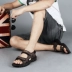 Giày chính hãng Việt Nam dép da mới dép nam mùa hè giản dị Giày đi biển nam dép đi biển phiên bản Hàn Quốc sandal nam da bò Sandal
