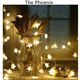 Party venue background decoration lights Christmas tree lights New Year's Day string lights string lights venue layout