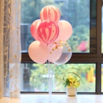 School balloon column blue red school meeting company annual meeting mall company decoration balloon layout props table floating