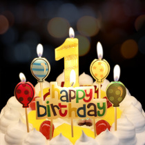 Birthday Candles Balloon Candles Cake Candles English Letters Children Candles Creative Party Candles Candles