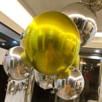 Birthday New Year decoration 4D Balloon metal balloon gold silver floating helium balloon party Christmas balloon supplies
