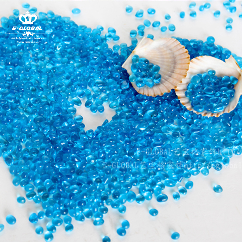 Colored glass sand fish tank Aquarium accessories bottom sand landscape aquarium glass beads