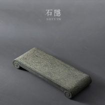  Shi Yin antique stone pot Cheng Zen dry bubble table Pot Holder Tea mat Kung Fu tea accessories Tea tray Tea table