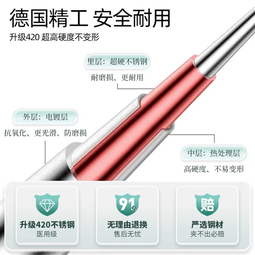 Пинцет от черных точек, косметический комплект из нержавеющей стали, Германия, 5 оттенок