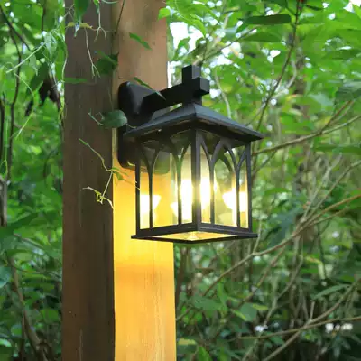 European Outdoor waterproof wall light Simple outdoor led garden light Balcony corridor Walkway light Modern Stair wall light