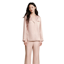 (Phoenix Home) Wanshili new silk pajamas couple set home clothes for men and women Wanxiang Heming