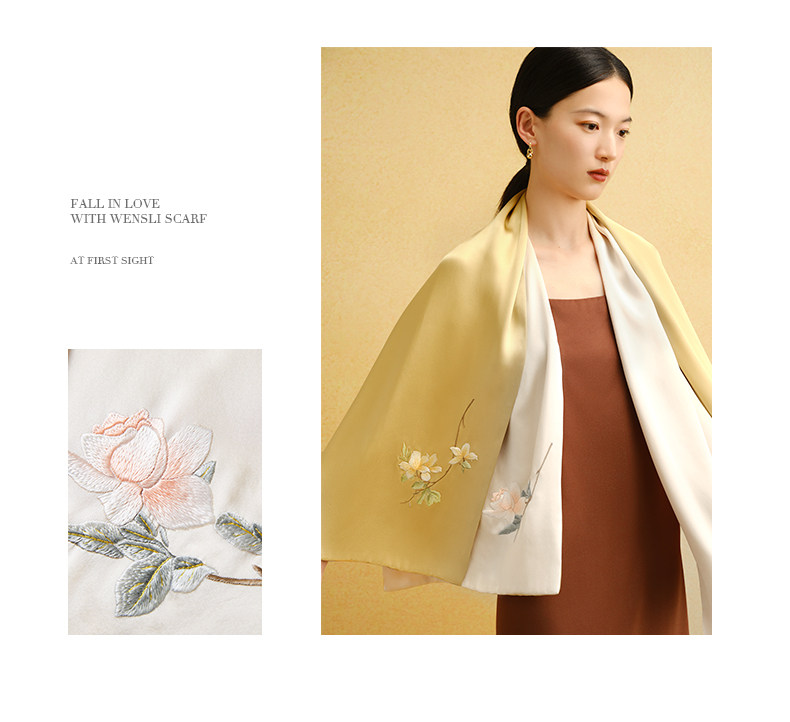 Шелковая накидка, шарф на день Святого Валентина, подарок на день рождения      