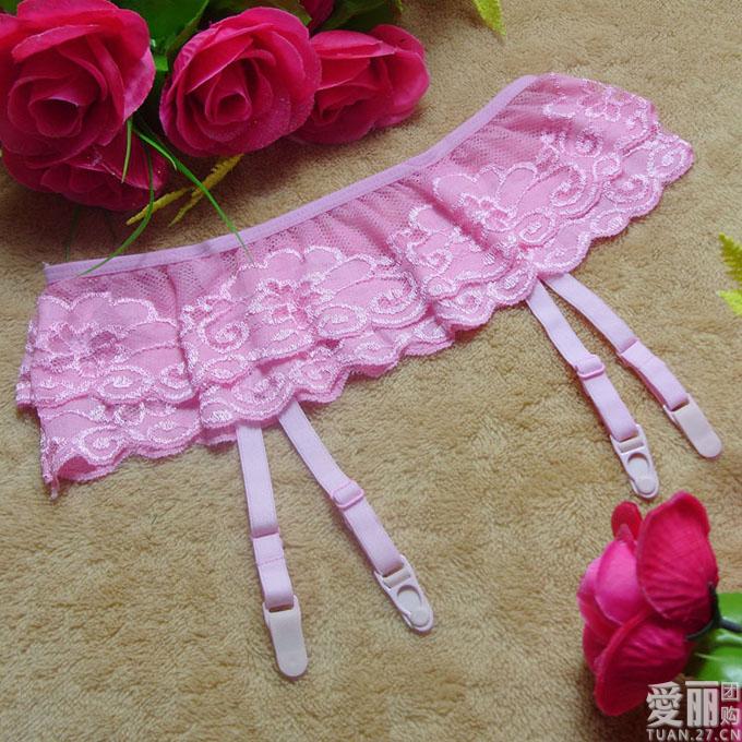 ☆ nữ cao ống đặc biệt đôi váy váy dây đeo ren garter + ống cao + T quần - nhiều màu tùy chọn!