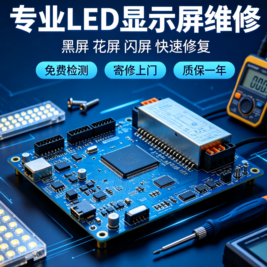 LED显示屏维修之家的LOGO