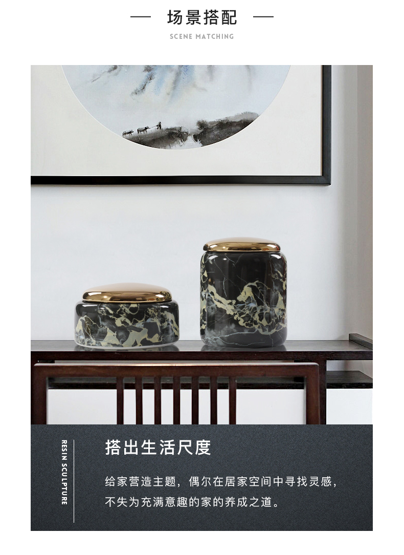 Art BeiZi I and contracted light and decoration ceramics furnishing articles designer soft outfit decoration craft ornaments example room decoration