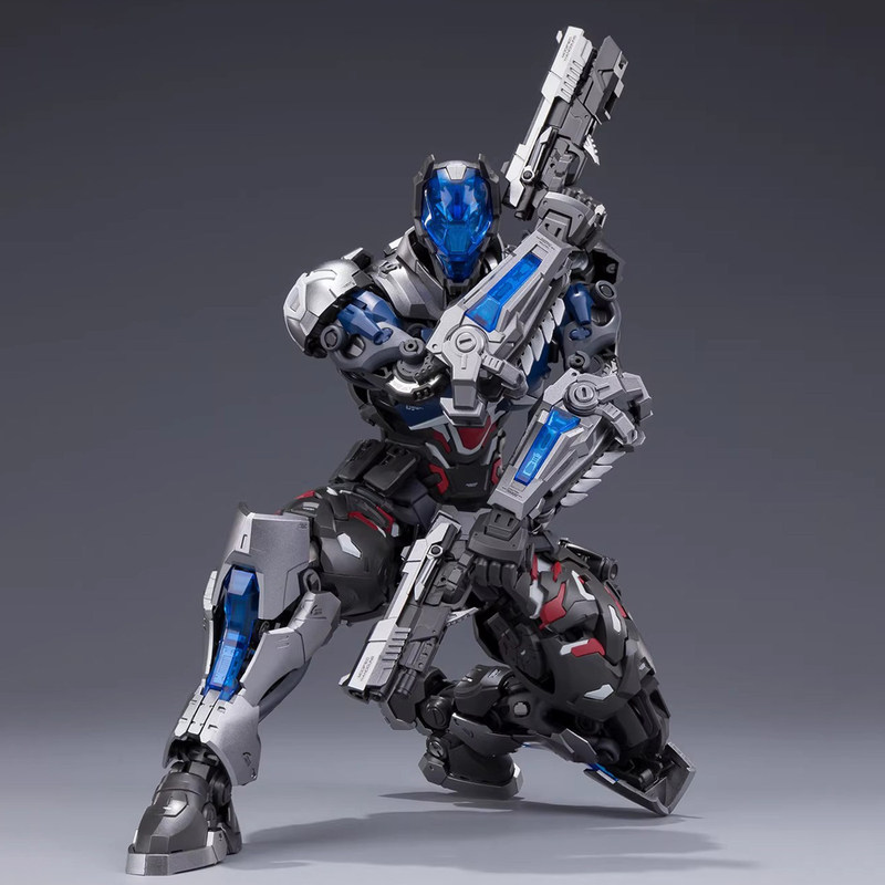 Cyberpunk-Style Mecha Assembly Model of Arkham Knight with a Zero-Point Limit, a Gift for Boys