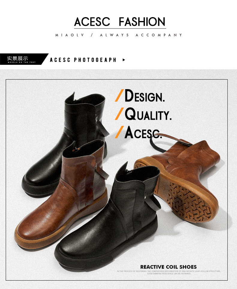 Bottes mi-saison femme ACESC  en TPR - Ref 3251033 Image 15