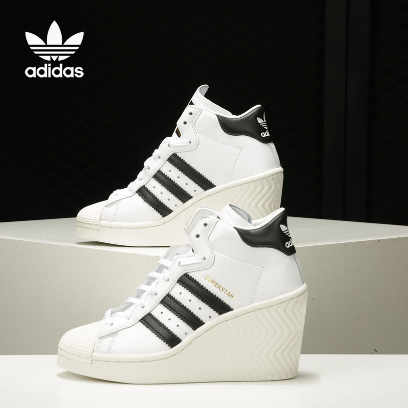 Adidas/Adidas Trefoil Superstar Ellure Women's High-Heel Sneakers Fw0102