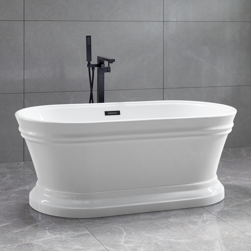 Japanese Wavy Stripesd French Art Classical Independent Simple Home Acrylic Imperial Concubine Bathtub 1.5 - 1.7m Japanese Wavy Stripesd French Art Classical Independent Simple Home Acrylic Imperial Concubine Bathtub 1.5 - 1.7m