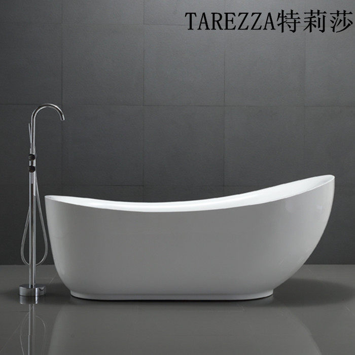Bathroom household Nordic freestanding acrylic bubble chaise longue large bathtub Japanese-style large space bathtub 1 8 meters
