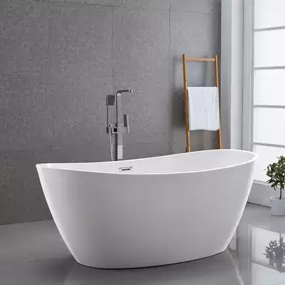 European free-standing bath home acrylic secondary consort double space sexy Japanese oval bathtub 1 6 m
