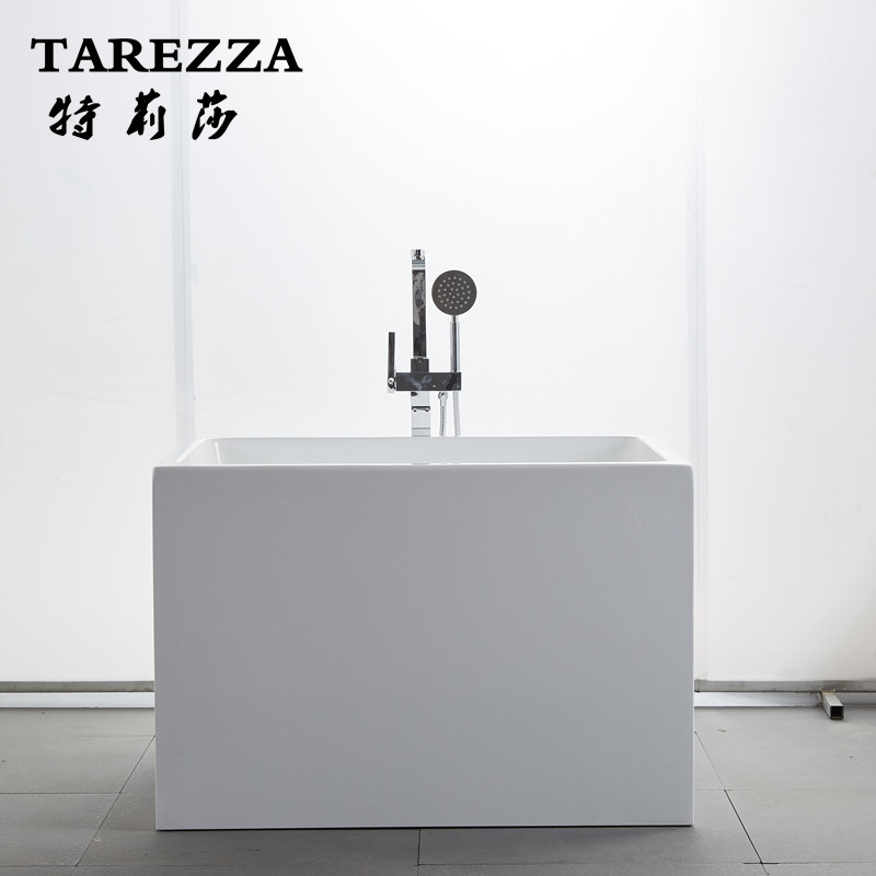 Rectangular Japanese independent household small apartment deep vertical dressing room net red bathtub 0 9 1 1 1 m