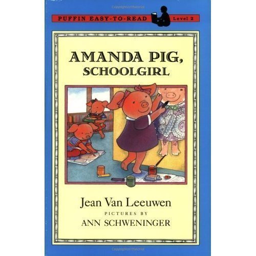 English original Penguin Young Readers Lever3Amanda Pig Schoolgirl Penguin Little readers L