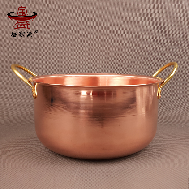 Soup pot thickened pure copper rice pot copper hot pot gas soup pot copper pot factory direct new