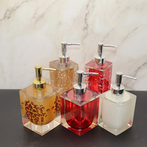 European-style hand sanitizer bottle Creative lotion bottle Hotel club shampoo Shower gel Soap liquid pressing sub-packaging bottle