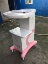 Medical workstation trolley wheeled computer trolley colposcopy transcranial casing ABS plastic trolley