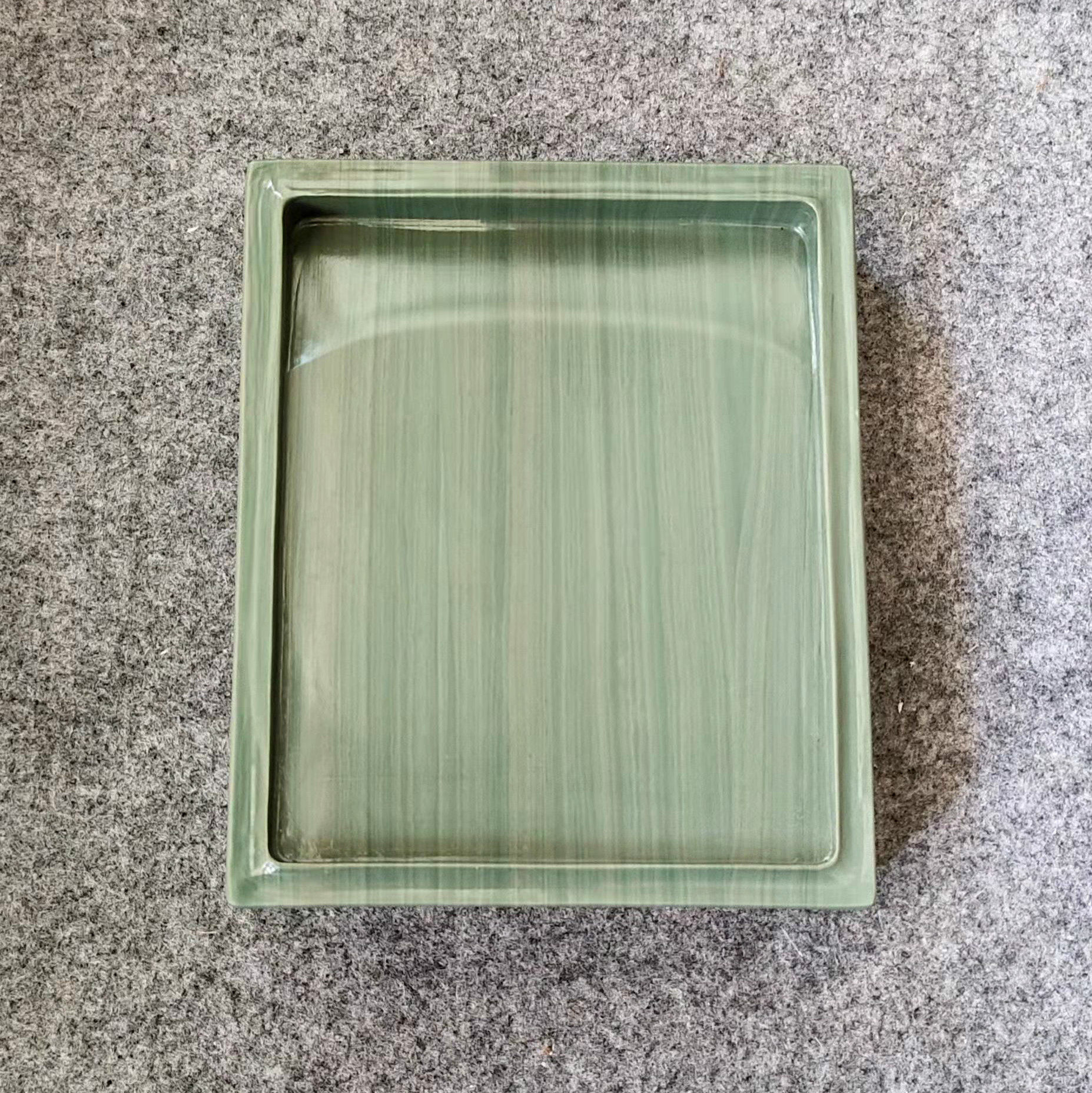 Qing Dynasty National Treasure Songhua Inkstone Natural and authentic Laokeng Jade Frozen Economical and Practical Inkstone Hand-carved Songhua Stone Inkstone