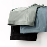 Мужские хлопковые эластичные дышащие комфортные трусы, средняя посадка