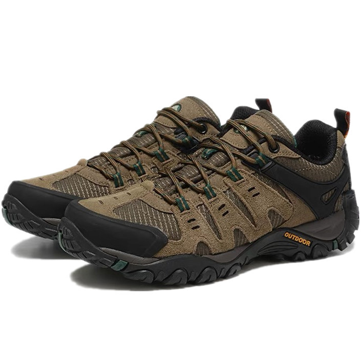 Summer Outdoor Men's Shoes, Non-Slip, Breathable, Casual Outdoor Shoes, Hiking Shoes, Mountaineering Shoes, Lightweight, Comfortable, Low-Top Sneakers