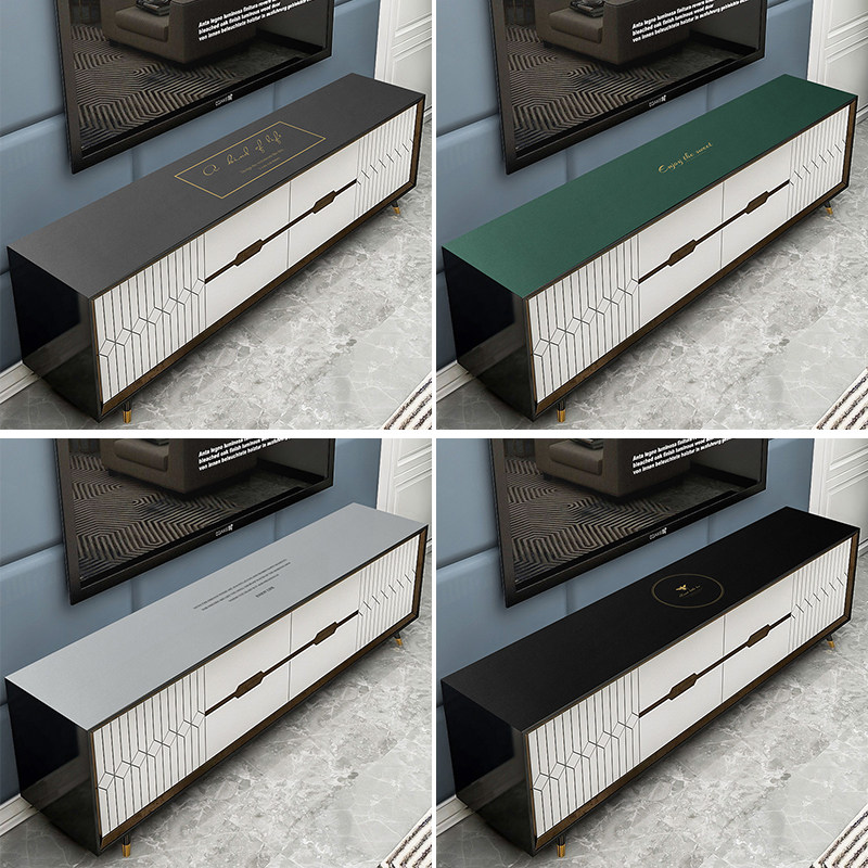 Nordic leather TV cushion cushion tablecloth for home rectangular TV cabinet cover cloth shoe cushion