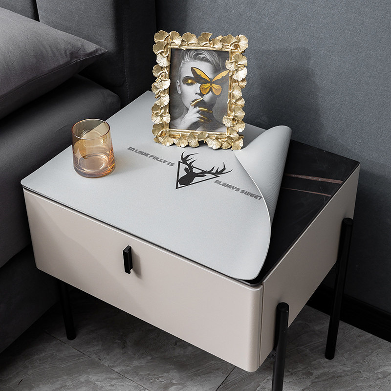 Printing leather mattress mattress mattress tablecloth waterproof oil and washing-free dining mattress anti-hot tea couple mats