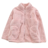 Бархатная демисезонная детская куртка, детский удерживающий тепло коралловый бархатный топ, с вышивкой, детская одежда